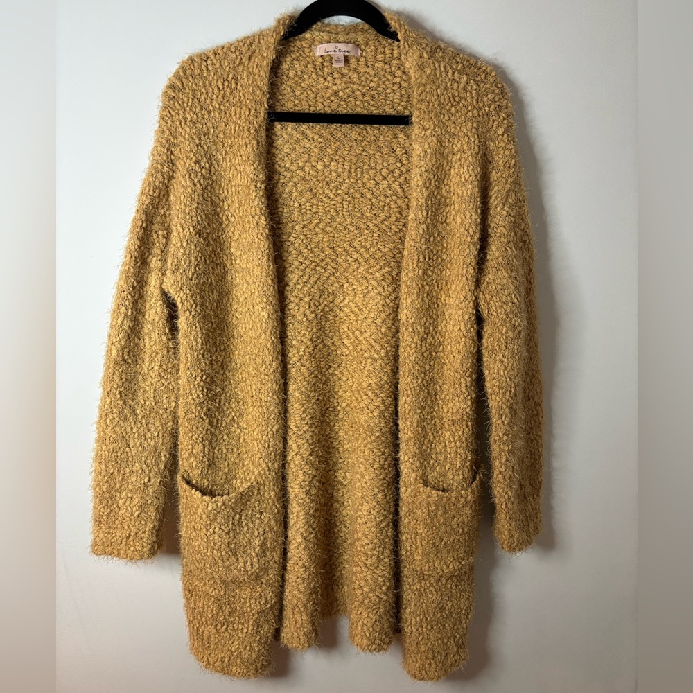 Love Tree Cozy Tan Cardigan